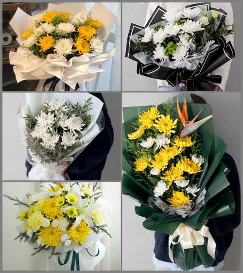 河南郑州金水区兴达路街道北录庄村白事花束代送